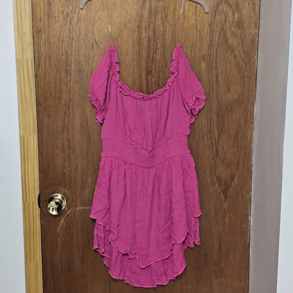 Know One Cares Off The Shoulder Dress